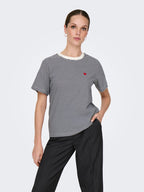 T-SHIRT RIGATA DONNA