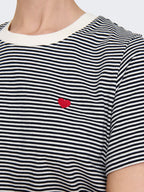 T-SHIRT RIGATA DONNA