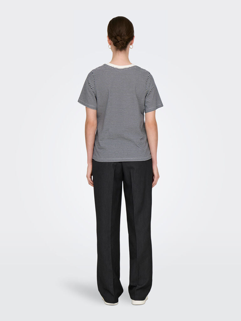 T-SHIRT RIGATA DONNA