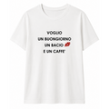 T-SHIRT CON SCRITTA