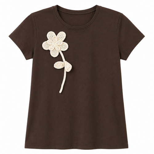 T-SHIRT CON APPLICAZIONE