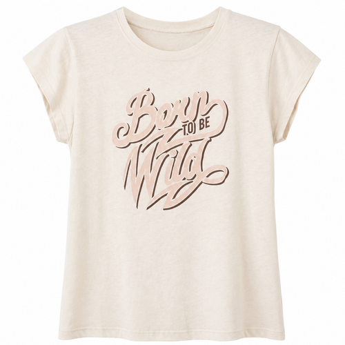 T-SHIRT CON SCRITTA