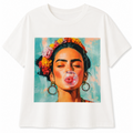 T-SHIRT CON STAMPA FRIDA
