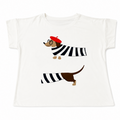 T-SHIRT CON STAMPA BASSOTTO