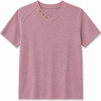 T-SHIRT CON COLLO DOPPIO