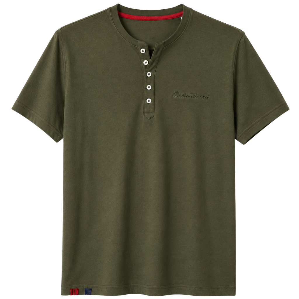 T-SHIRT CON BOTTONI