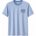 T-SHIRT CON FONDO RIGATO