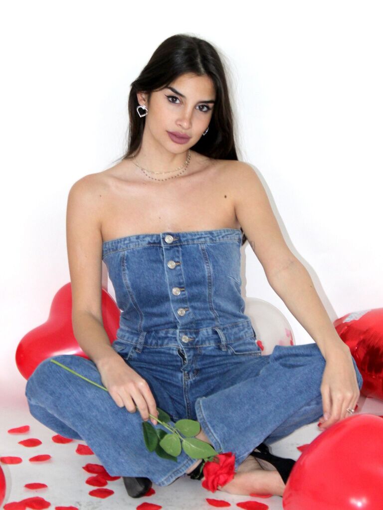 Tuta di jeans