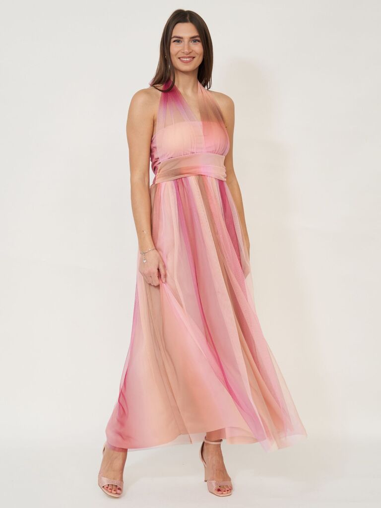 Abito in tulle con sfumature