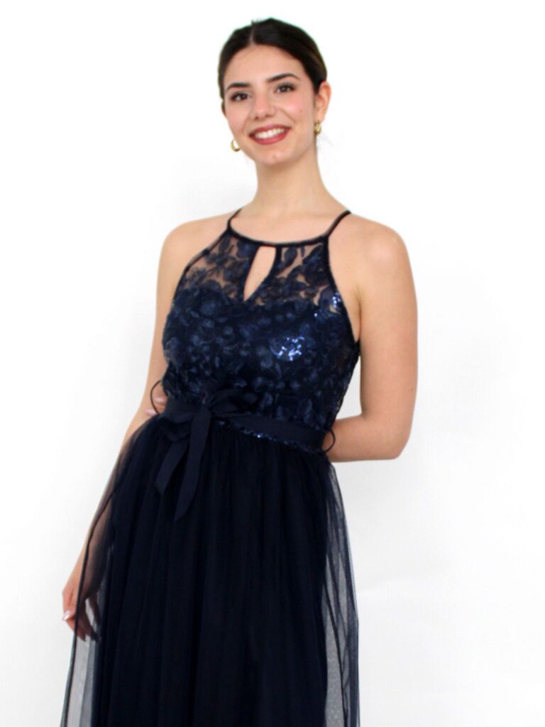 Abito tulle e paillettes