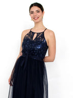 Abito tulle e paillettes
