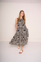 Abito Donna con Fantasia Geometrica