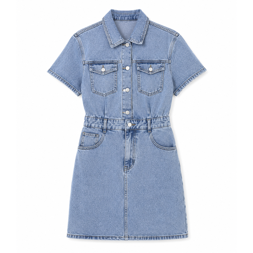 Abito chemisier denim