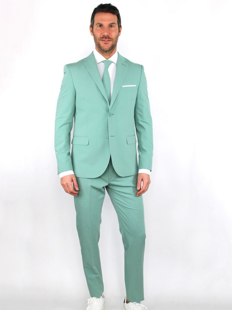 Abito slim colorato