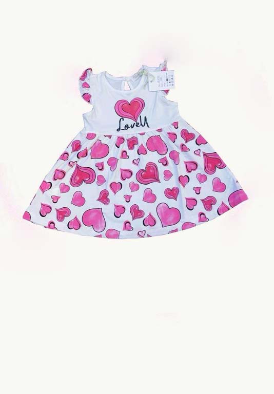 Abito baby bimba con scritta