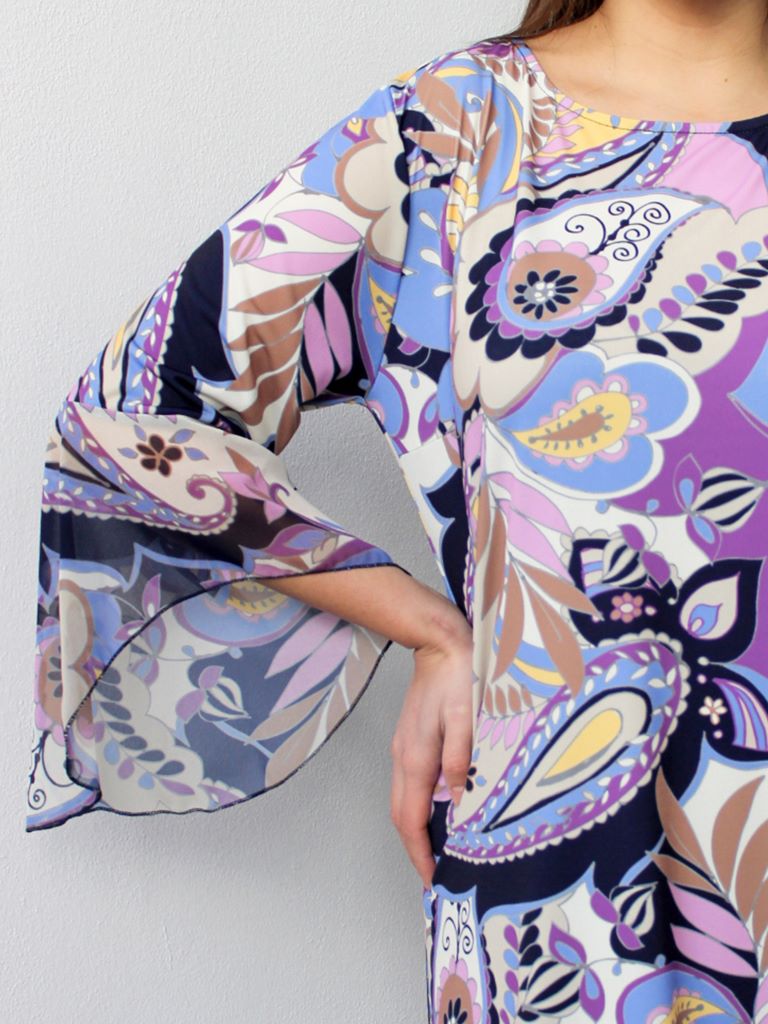 Vestito in fantasia cashmere
