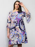 Vestito in fantasia cashmere