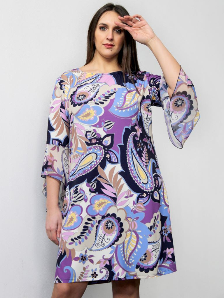 Vestito in fantasia cashmere