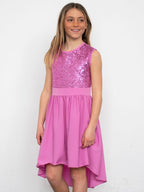 Abito con corpetto in paillettes