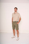 bermuda cargo in cotone gabardine