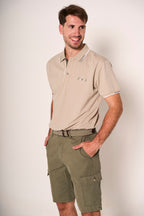 bermuda cargo in cotone gabardine