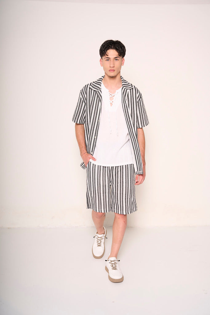 Shorts estivi a righe