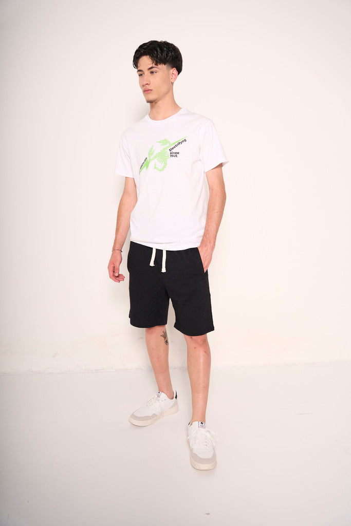 Pantaloncini neri con cordoncino