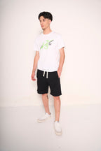 Pantaloncini neri con cordoncino