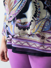 Carica l&#39;immagine nel visualizzatore di Gallery, Blusa in fantasia doppiata
