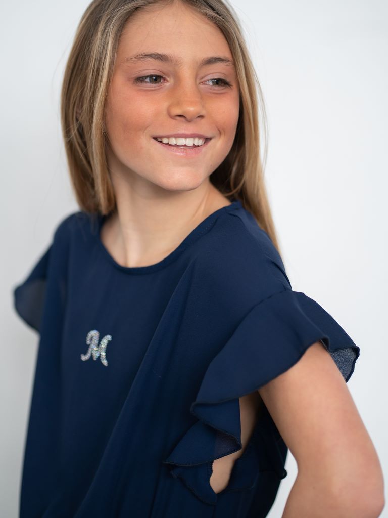 Blusa con volant