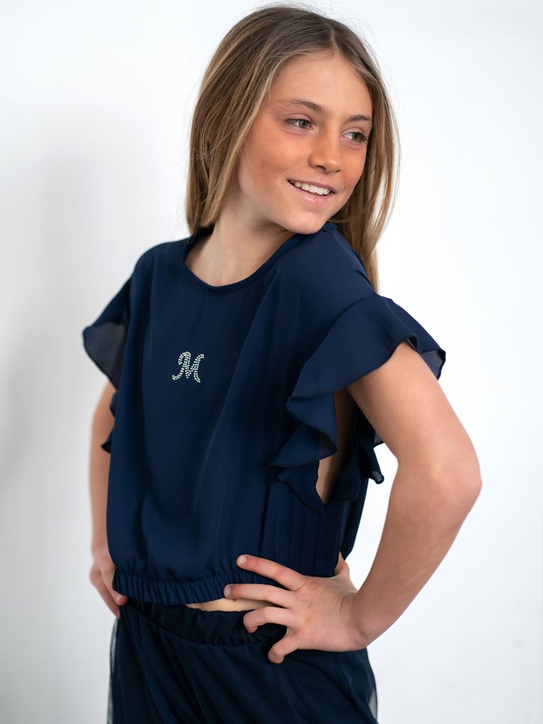 Blusa con volant