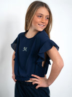 Blusa con volant