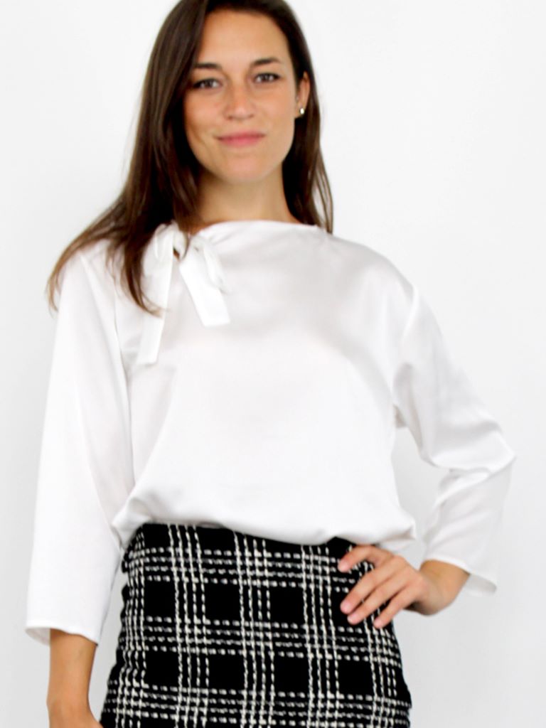 Blusa satinata