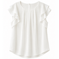 BLUSA CON ROUCHES