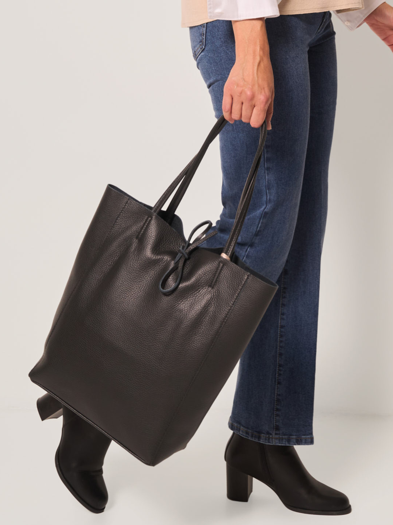 Borsa shopper in pelle