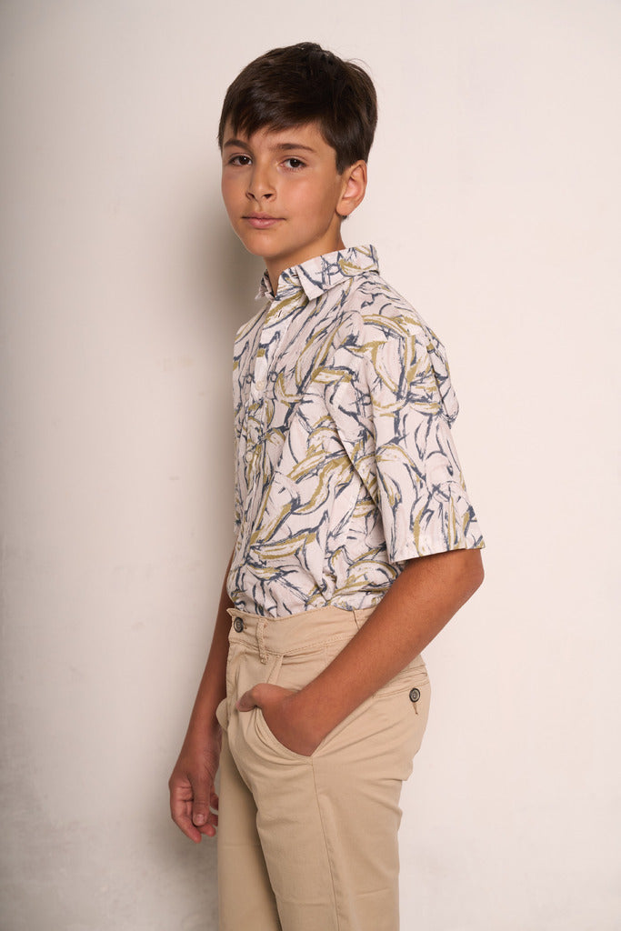 Camicia con stampa da bambino