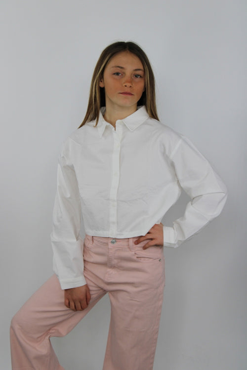 Camicia da bambina corta