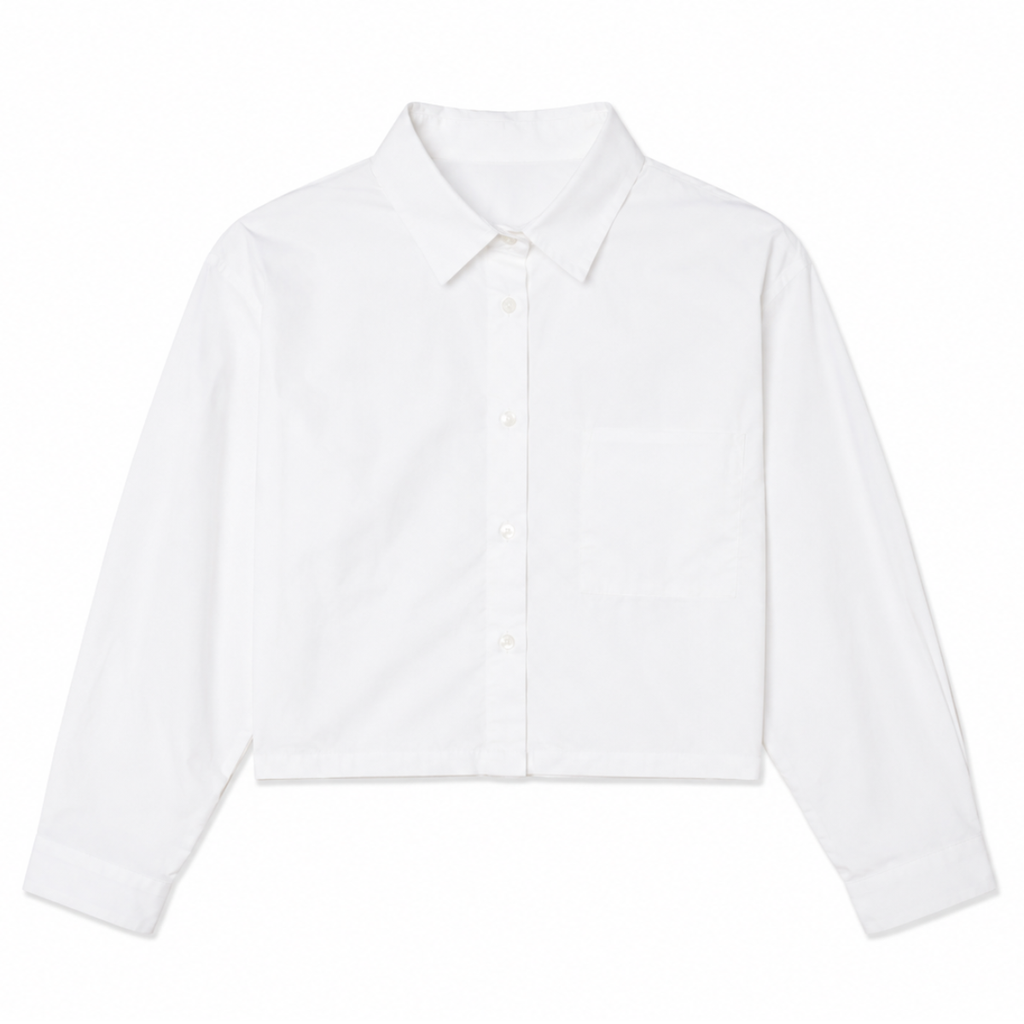 Camicia da bambina corta