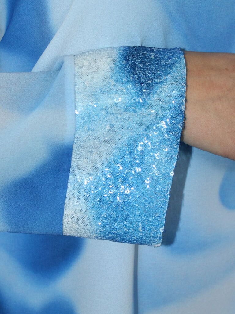 Camicia fantasia con paillettes