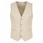 Gilet con cuciture