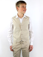 Gilet con cuciture