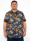Camicia con struttura stampata