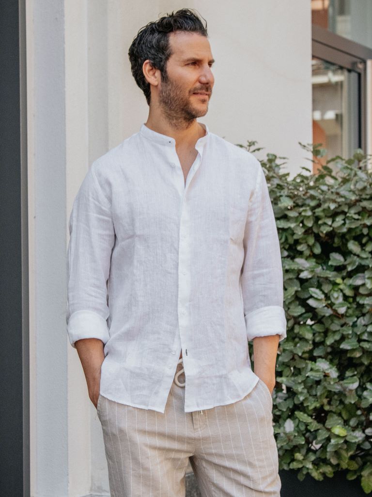 Camicia in puro lino