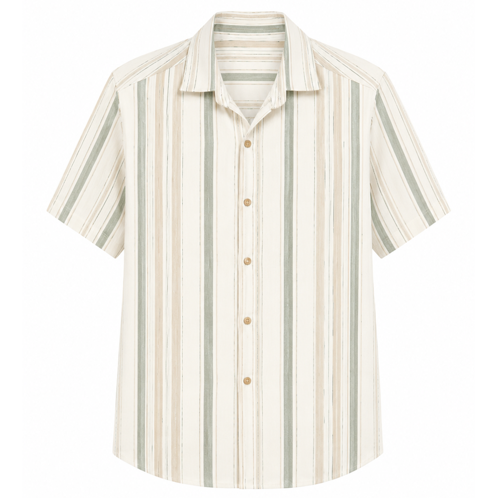 CAMICIA UOMO A MANICHE CORTE