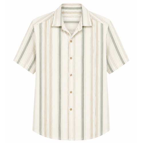 CAMICIA UOMO A MANICHE CORTE