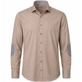 Camicia Uomo Slim Fit con Toppe a Contrasto