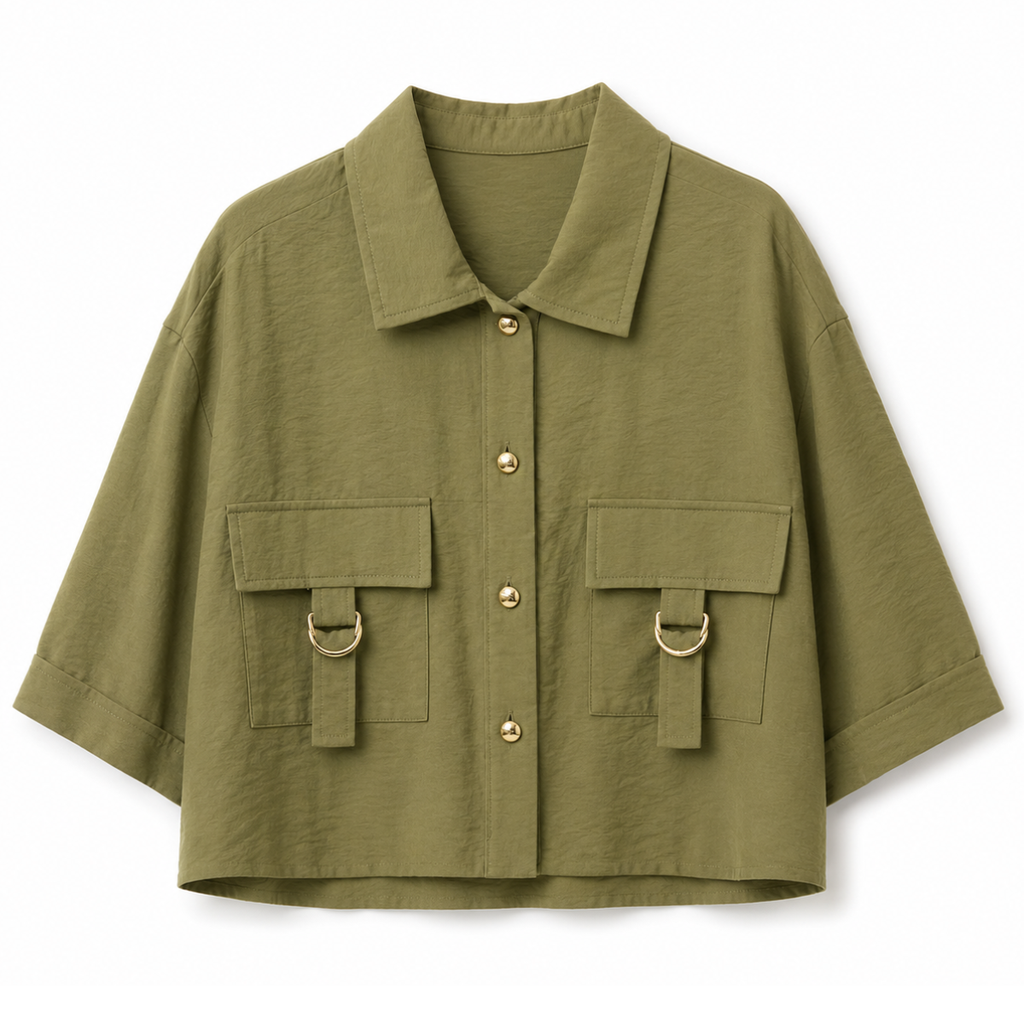 CAMICIA CROPPED