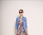 Camicia di jeans con tasche frontali