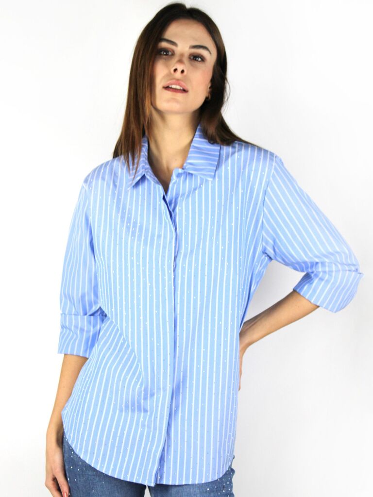 Camicia con brillantini