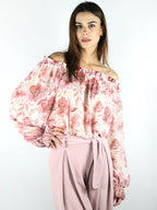 Camicia con scollo elastico
